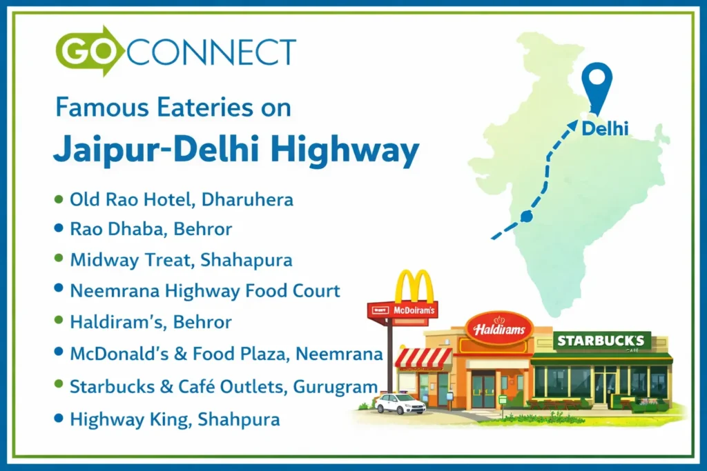 jaipur delhi highway eateries